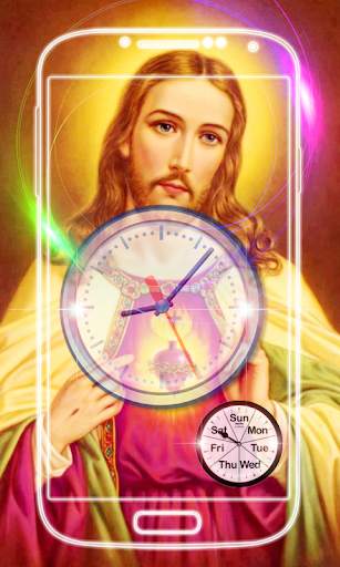 Jesus Clock Live Wallpaper screenshot 2