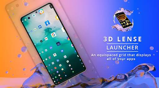 Lens Launcher 3D - Bubble Fisheye 3D Launcher screenshot 3