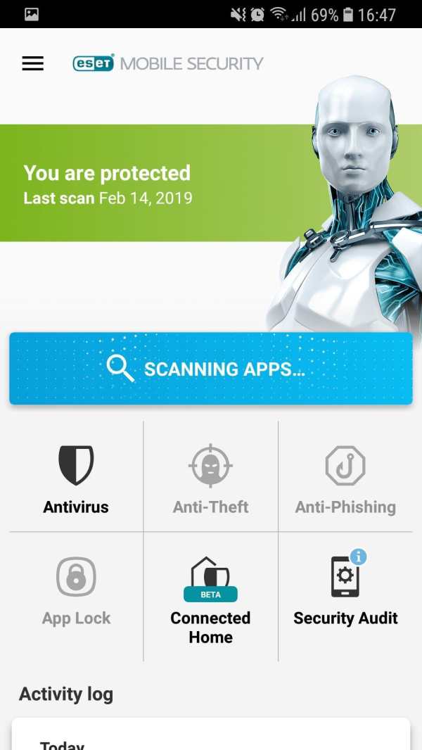 ESET Mobile Security Orange Edition screenshot 1