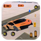 Crazy Car Driving - Impossible Sky Tracks logo
