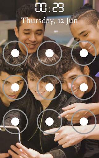CNCO Pattern Lock Screen screenshot 3