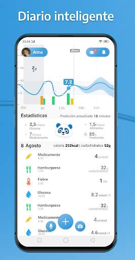 DiabTrend: Diario de Diabetes screenshot 1