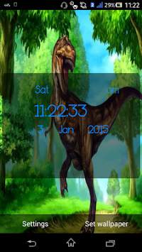 Dinosaur Live Wallpaper screenshot 2