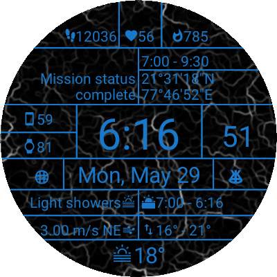 Notro Watch Face with the Omega Engine скриншот 5