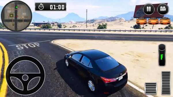 City Driving Toyota Car Simulator screenshot 3