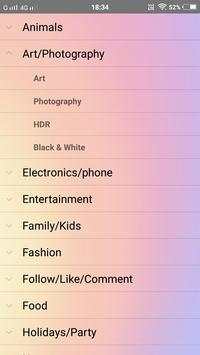 Likes for Instagram hashtag screenshot 6