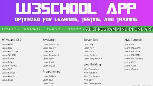 W3school screenshot 6