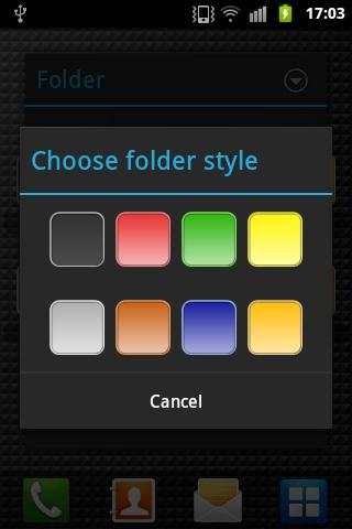 Droid App Folder screenshot 3