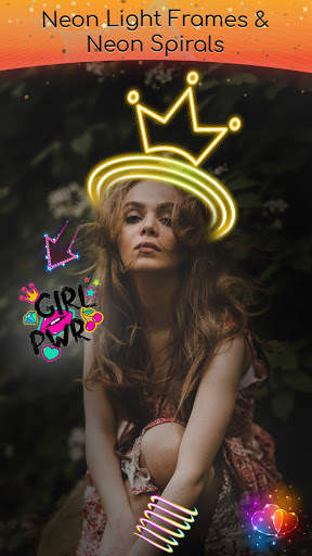 Light Crown Photo Editor - Neon Photo Editor 4 تصوير الشاشة