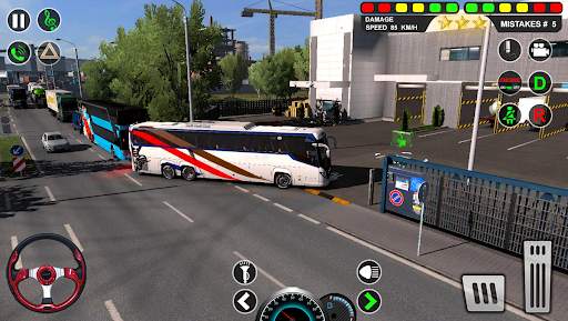 Euro City Coach Bus Driving 3D screenshot 4