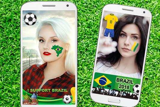 Brazil Football Team World Cup 2018 Dp Maker screenshot 1
