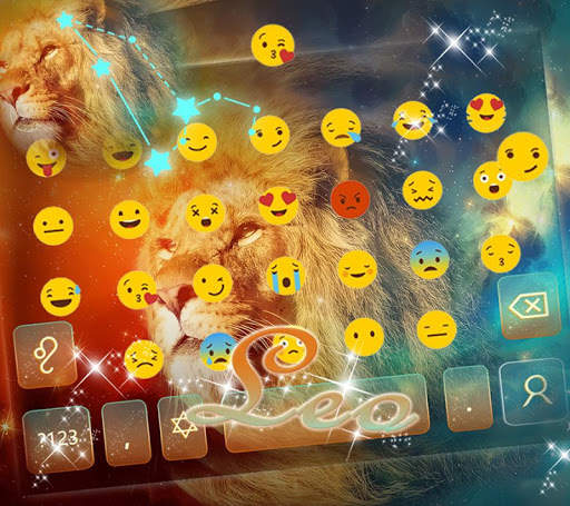 Leo Lion keyboard Leo Zodiac screenshot 2
