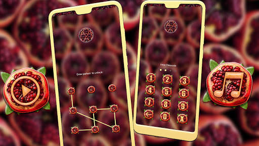 Pomegranate Launcher Theme screenshot 4