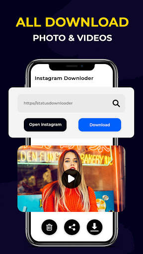 All Status Downloader - Insta, WA, FB downloader screenshot 1