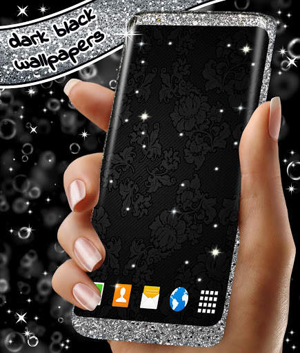HD Black Live Wallpaper - Amoled Wallpaper Themes screenshot 1