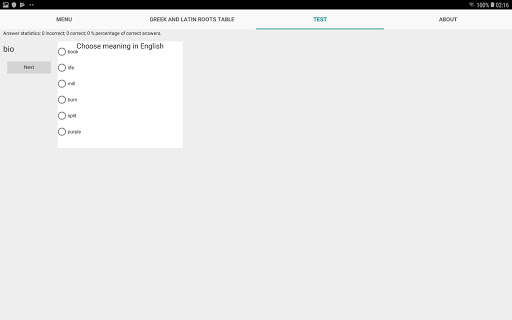 Greek and Latin roots finder screenshot 11