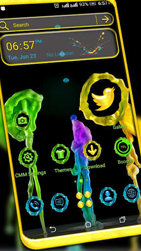Colorful Melted Wax Theme Launcher screenshot 1
