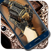 Old Gun Revolver Weapon Screen Lock icon