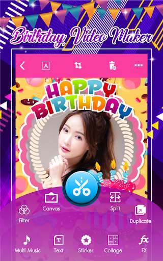 Happy Birthday Video Maker screenshot 3