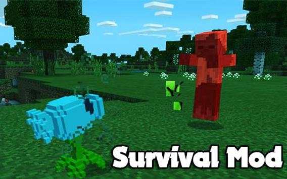 New Plant vs Mod Skin Zombie For minecraft PE screenshot 3
