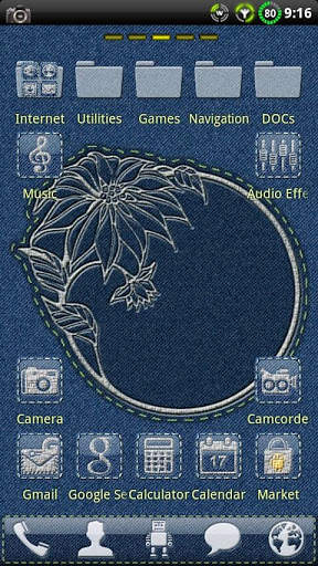 Denim GO Launcher Theme screenshot 8