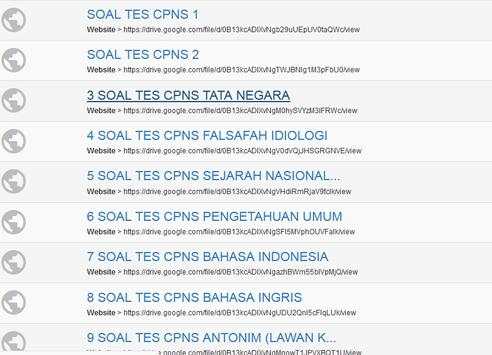 SOAL TES CPNS 2018 UPDATE скриншот 1
