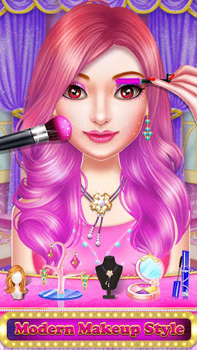 Princess Model Makeover - Makeup - Dressup Salon 1 تصوير الشاشة
