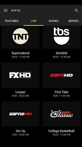 Arvig WiFi TV screenshot 2