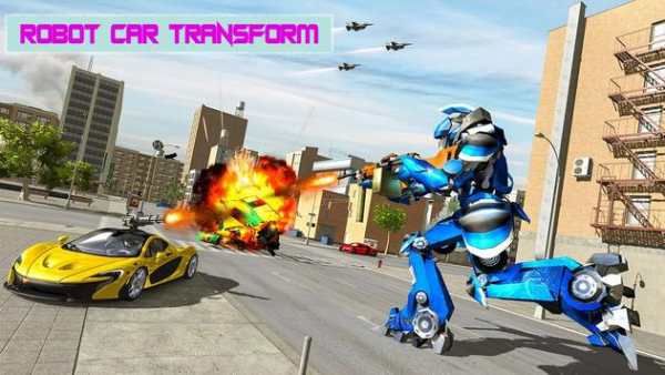 Robot Car Transform Fight Game 3D screenshot 2
