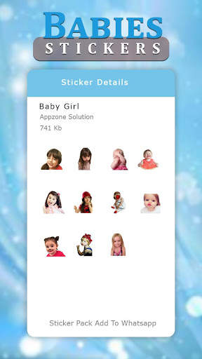 Babies Sticker for WhatsApp 👶 screenshot 4