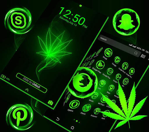 Green Leaf Launcher Theme screenshot 6
