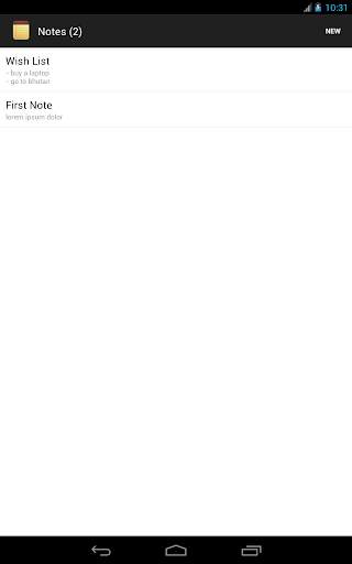 Note Pad screenshot 1