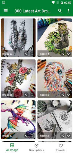 300 Latest Art Drawing Ideas 3 تصوير الشاشة