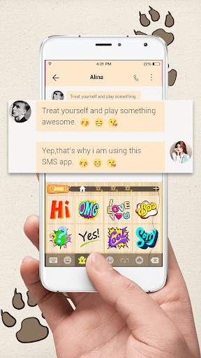 Husky Dog Emoji Keyboard screenshot 4