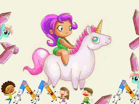 🦄 Unicorn Mythical Creatures Drawing for  Kids screenshot 2