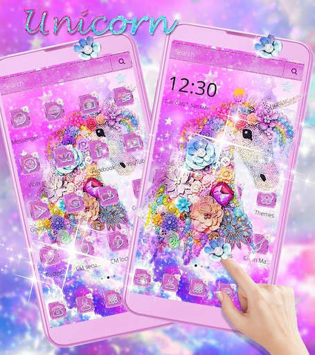 Dream Unicorn Diamond Theme screenshot 3