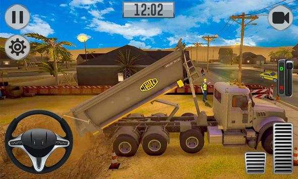 Excavator Crane Driving Simulator - City Building screenshot 2