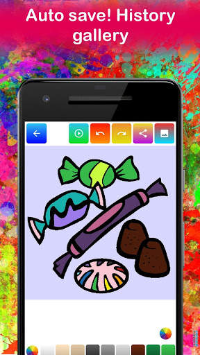 Cake Coloring Pages Game for kids 🎂 screenshot 5