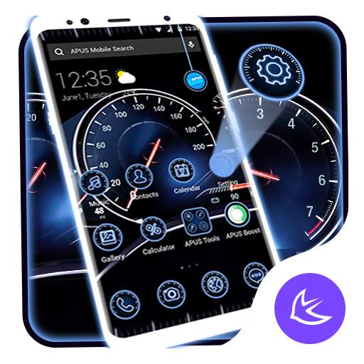 Car Dashboard  APUS Launcher theme 63.0.1001