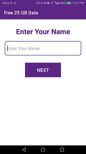 25 GB Free Data Internet Free MB 4G 5G Prank screenshot 3
