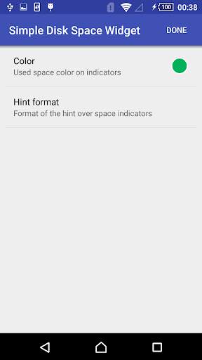 Simple Disk Space Widget screenshot 6