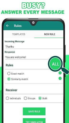 First Reply - Auto Reply Chat Bot for WA and WAB 1 تصوير الشاشة