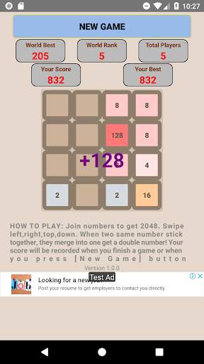 Game 2048 King screenshot 4