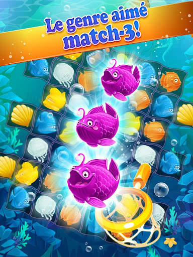 Mermaid -puzzle match-3 trésor screenshot 15