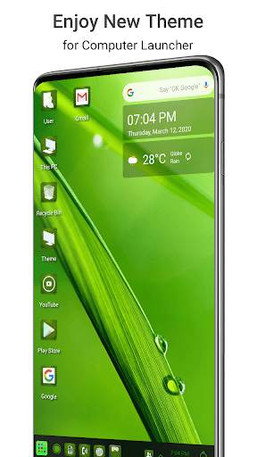 Grass Theme For Computer Launcher screenshot 1