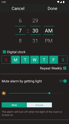 Alarm Clock स्क्रीनशॉट 7