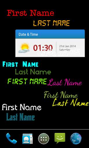 My name live wallpaper screenshot 6