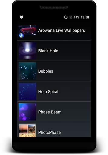 Arowana Live Wallpaper screenshot 5