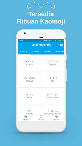 Moji-Moji Pro : Ribuan Kaomoji Emosikon Jepang screenshot 1