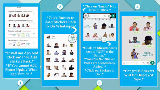 Tamil Sticker For WhatsApp - Tamil WAStickerApps screenshot 1